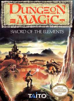 Dungeon Magic - Sword of the Elements Nes